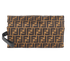 Fendi Zucca Changing Clutch, back view